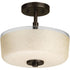 Progress Alexa P2851 09 2 100 Watt MED SEMI FLSH in Brushed Nickel Finish Model: P2851-09