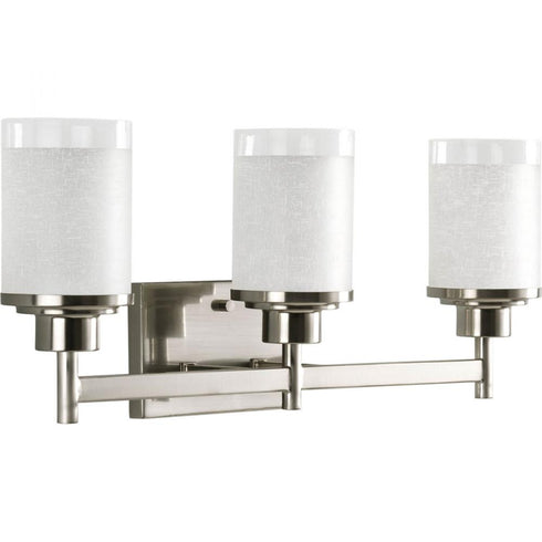 Progress Alexa P2978 09 3 100 Watt MED BATH BRKT in Brushed Nickel Finish Model: P2978-09