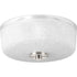 Progress Alexa P3620 09 2 60 Watt MED FLUSH MOUNT in Brushed Nickel Finish Model: P3620-09