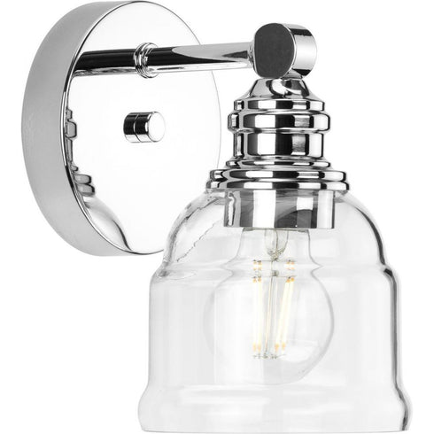 Progress Ambrose P300373 015 1 60 Watt MED BATH BRACKET in Polished Chrome Finish Model: P300373-015
