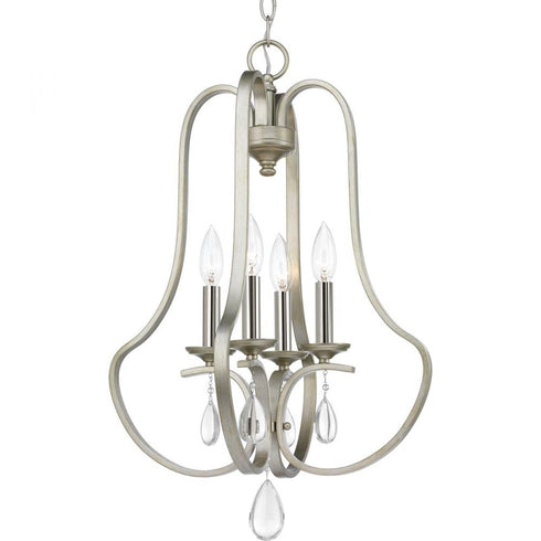 Progress Anjoux Four Light Pendant in Antique Bronze Finish Model: P500099-020