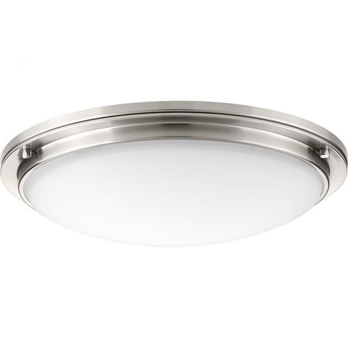 Progress Apogee P350071 009 30 1 45 Watt LED FLUSH MOUNT in Brushed Nickel Finish Model: P350071-009-30