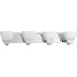 Progress Appeal P2703 09 4 100 Watt MED BATH BRACKET in Brushed Nickel Finish Model: P2703-09