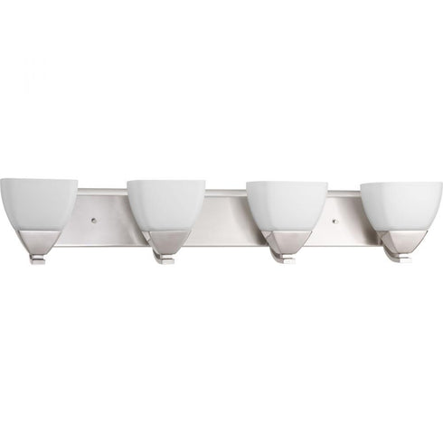 Progress Appeal P2703 09 4 100 Watt MED BATH BRACKET in Brushed Nickel Finish Model: P2703-09