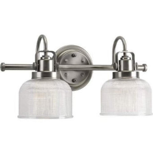Progress Archie P2991 15 2 100 Watt MED BATH BRACKET in Polished Chrome Finish Model: P2991-15