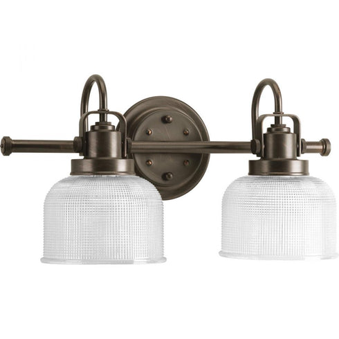 Progress Archie P2991 15 2 100 Watt MED BATH BRACKET in Polished Chrome Finish Model: P2991-15
