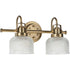 Progress Archie P2991 15 2 100 Watt MED BATH BRACKET in Polished Chrome Finish Model: P2991-15