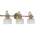 Progress Archie P2992 15 3 100 Watt MED BATH BRACKET in Polished Chrome Finish Model: P2992-15