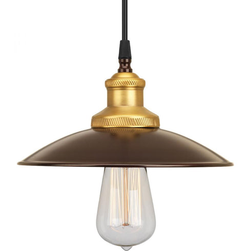 Progress Archives P5161 20 1 100 Watt MED MINI PENDANT in Antique Bronze Finish Model: P5161-20