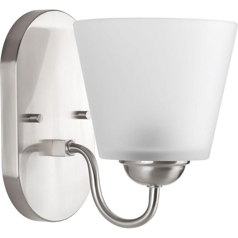Progress Arden Collection One Light Bath & Vanity in Brushed Nickel Finish Model: P2127-09