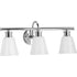 Progress Ashford P300316 009 3 100 Watt MED BATH BRACKET in Brushed Nickel Finish Model: P300316-009