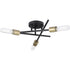 Progress Astra P350225 009 3 Light SEMIFLUSH in Brushed Nickel Finish Model: P350225-009