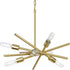 Progress Astra P400108 009 6 60 Watt MED CHANDELIER in Brushed Nickel Finish Model: P400108-009