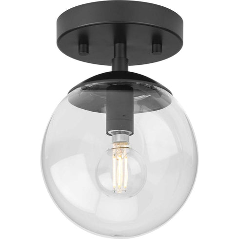 Progress Atwell P350234 009 1 Light SEMI FLUSH in Brushed Nickel Finish Model: P350234-009