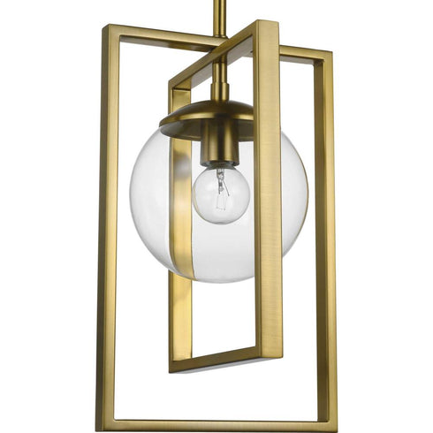 Progress Atwell P500283 009 1 60 Watt CAND PENDANT in Brushed Nickel Finish Model: P500283-009