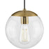 Progress Atwell P500309 009 1 60 Watt MED PENDANT in Brushed Nickel Finish Model: P500309-009