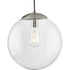 Progress Atwell P500311 009 1 60 Watt MED PENDANT in Brushed Nickel Finish Model: P500311-009