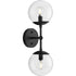Progress Atwell P710114 009 2 Light WALL SCONCE in Brushed Nickel Finish Model: P710114-009