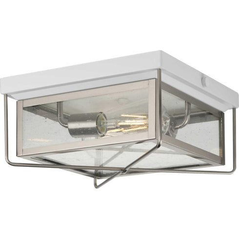 Progress Barlowe P550069 020 2 60 Watt MED FLUSH MOUNT in Antique Bronze Finish Model: P550069-020