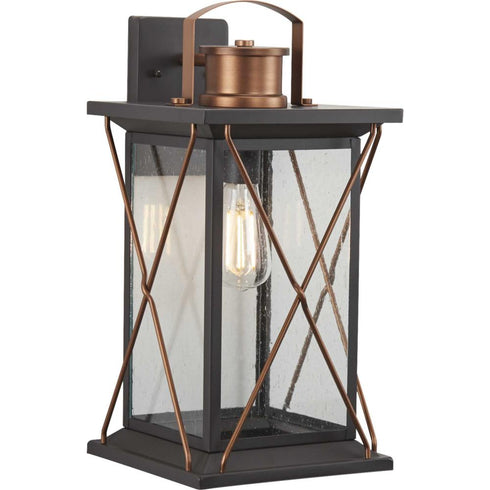 Progress Barlowe P560158 020 1 100 Watt MED WALL LANTERN in Antique Bronze Finish Model: P560158-020