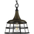 Progress Bastille P500236 030 1 60 Watt MED PENDANT in White Finish Model: P500236-030