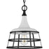 Progress Bastille P500236 030 1 60 Watt MED PENDANT in White Finish Model: P500236-030