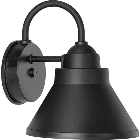 Progress Bayside Non-Metallic Bayside Collection One Light Non Metallic in Black Outdoor Wall Lantern Model: P560363-031