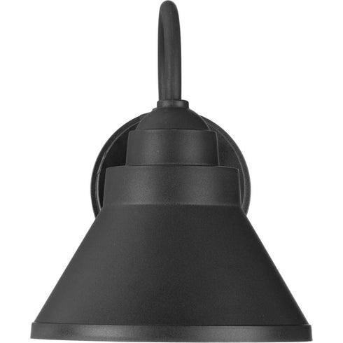 Progress Bayside Non-Metallic Bayside Collection One Light Non Metallic in Black Outdoor Wall Lantern Model: P560363-031