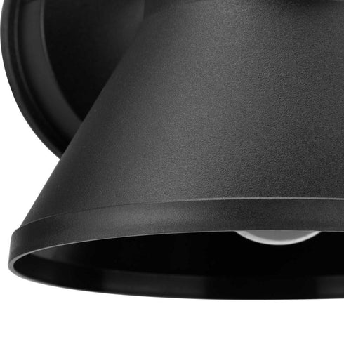 Progress Bayside Non-Metallic Bayside Collection One Light Non Metallic in Black Outdoor Wall Lantern Model: P560363-031
