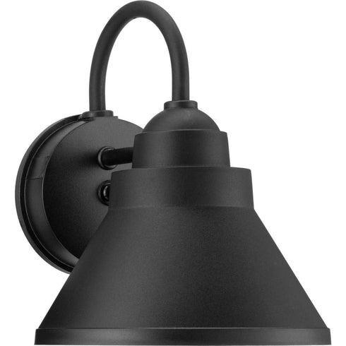 Progress Bayside Non-Metallic Bayside Collection One Light Non Metallic in Black Outdoor Wall Lantern Model: P560363-031