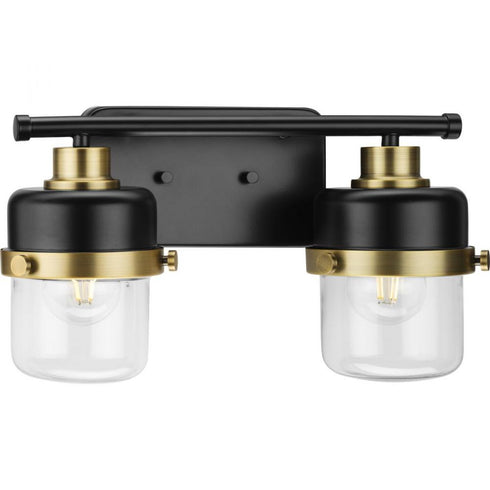 Progress Beckner P300423 009 2 Light BATH in Brushed Nickel Finish Model: P300423-009