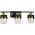 Progress Beckner P300424 009 3 Light BATH in Brushed Nickel Finish Model: P300424-009