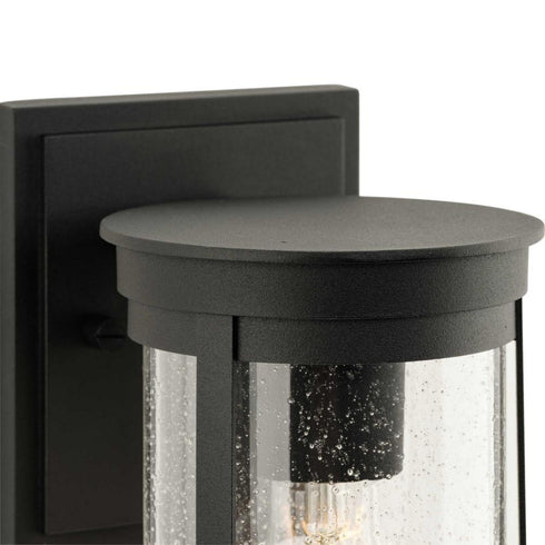 Progress Belden Collection One Light in Black Medium Modern Farmhouse Medium Outdoor Wall Lantern Model: P560271-031