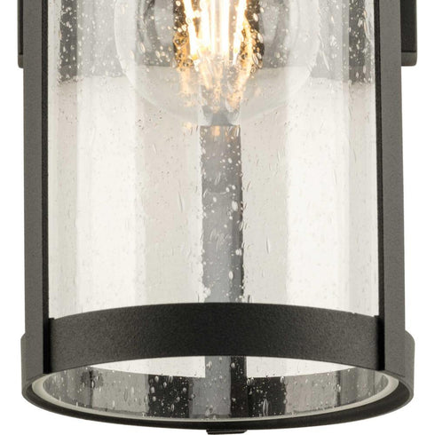 Progress Belden Collection One Light in Black Medium Modern Farmhouse Medium Outdoor Wall Lantern Model: P560271-031