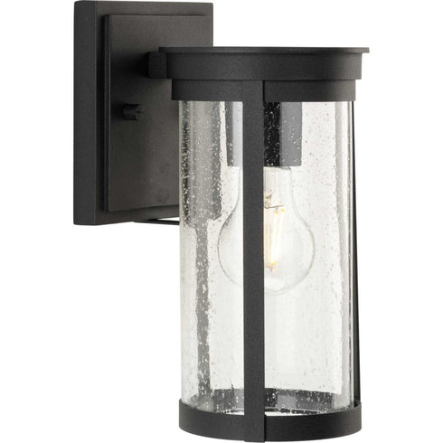 Progress Belden Collection One Light in Black Medium Modern Farmhouse Medium Outdoor Wall Lantern Model: P560271-031