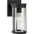 Progress Belden Collection One Light in Black Medium Modern Farmhouse Medium Outdoor Wall Lantern Model: P560271-031