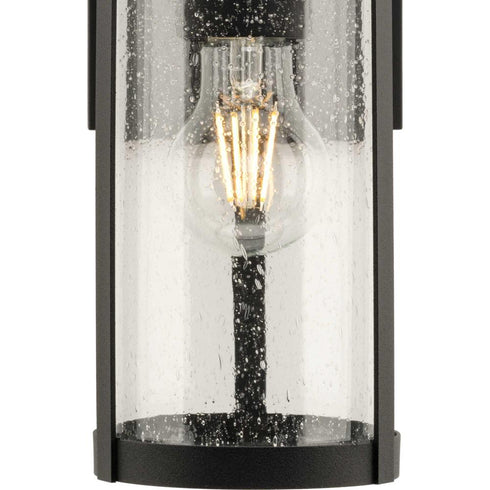 Progress Belden Collection One Light in Black Medium Modern Farmhouse Medium Outdoor Wall Lantern Model: P560271-031