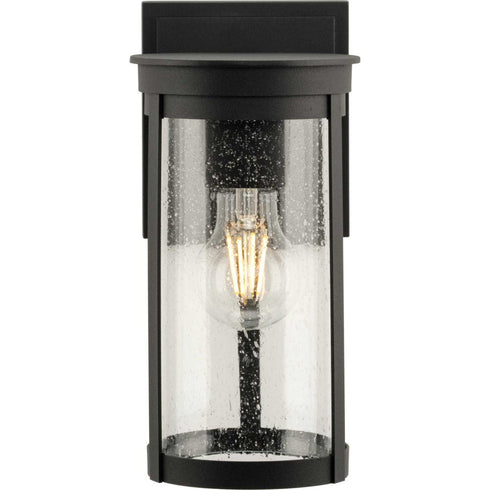 Progress Belden Collection One Light in Black Medium Modern Farmhouse Medium Outdoor Wall Lantern Model: P560271-031