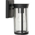 Progress Belden Collection One Light in Black Medium Modern Farmhouse Medium Outdoor Wall Lantern Model: P560271-031