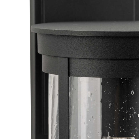 Progress Belden Collection One Light in Black Medium Modern Farmhouse Medium Outdoor Wall Lantern Model: P560272-031