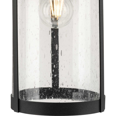 Progress Belden Collection One Light in Black Medium Modern Farmhouse Medium Outdoor Wall Lantern Model: P560272-031