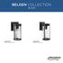 Progress Belden Collection One Light in Black Medium Modern Farmhouse Medium Outdoor Wall Lantern Model: P560272-031