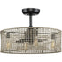 Progress Belva P250068 151 WB 4 Light LED CEILING FAN in Cottage White Finish Model: P250068-151-WB