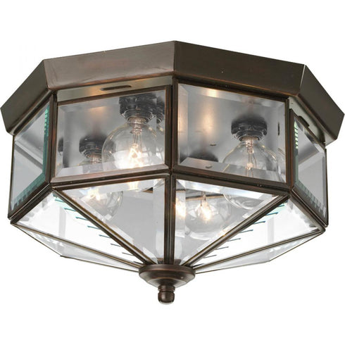 Progress Beveled Glass P5789 09 4 25 Watt G16.5 CAND CTC in Brushed Nickel Finish Model: P5789-09