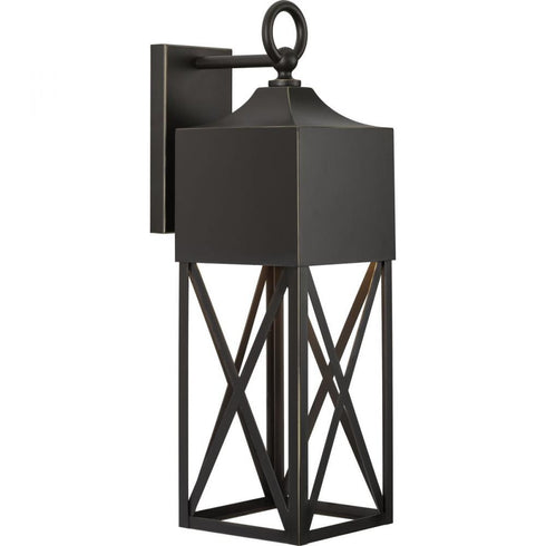 Progress Birkdale P560317 020 1 100 Watt MED WALL LANTERN in Antique Bronze Finish Model: P560317-020