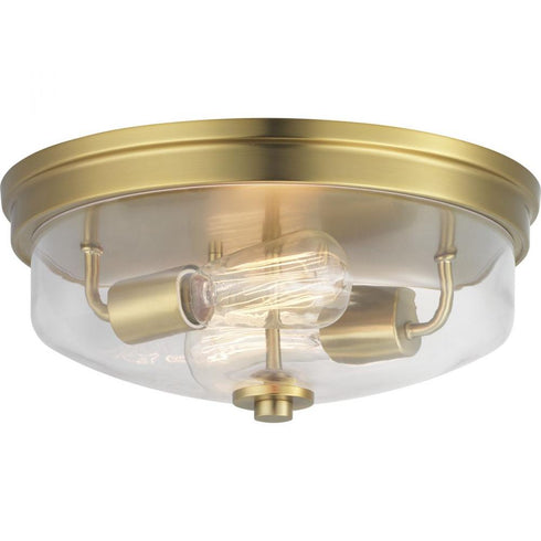 Progress Blakely P350121 009 2 60 Watt MED FLUSH MOUNT in Brushed Nickel Finish Model: P350121-009