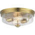Progress Blakely P350121 009 2 60 Watt MED FLUSH MOUNT in Brushed Nickel Finish Model: P350121-009