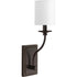 Progress Bonita P710018 009 1 60 Watt CAND WALL SCONCE in Brushed Nickel Finish Model: P710018-009