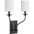 Progress Bonita P710019 009 2 60 Watt CAND WALL SCONCE in Brushed Nickel Finish Model: P710019-009