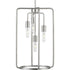 Progress Bonn P500224 031 4 60 Watt CAND PENDANT in Matte Black Finish Model: P500224-031